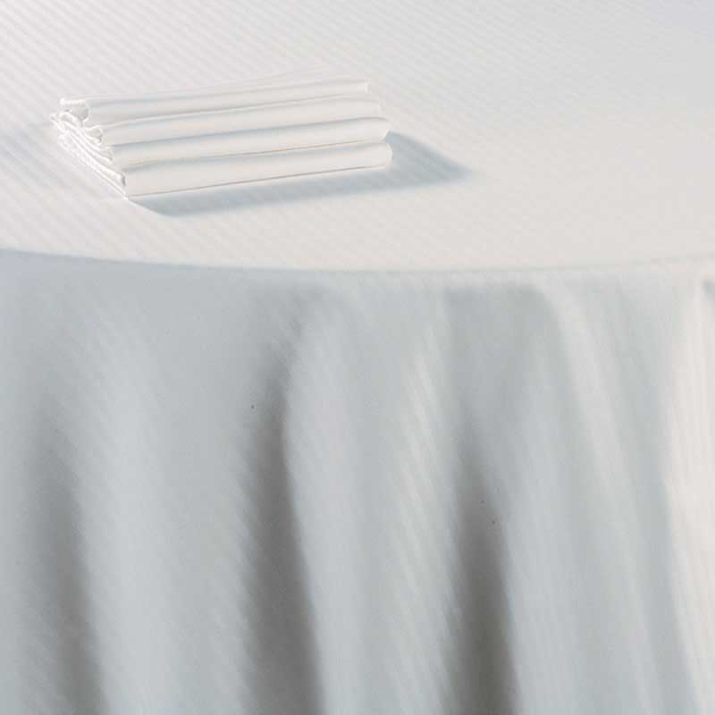 Mantel algodón blanco 210 x 500 cm.