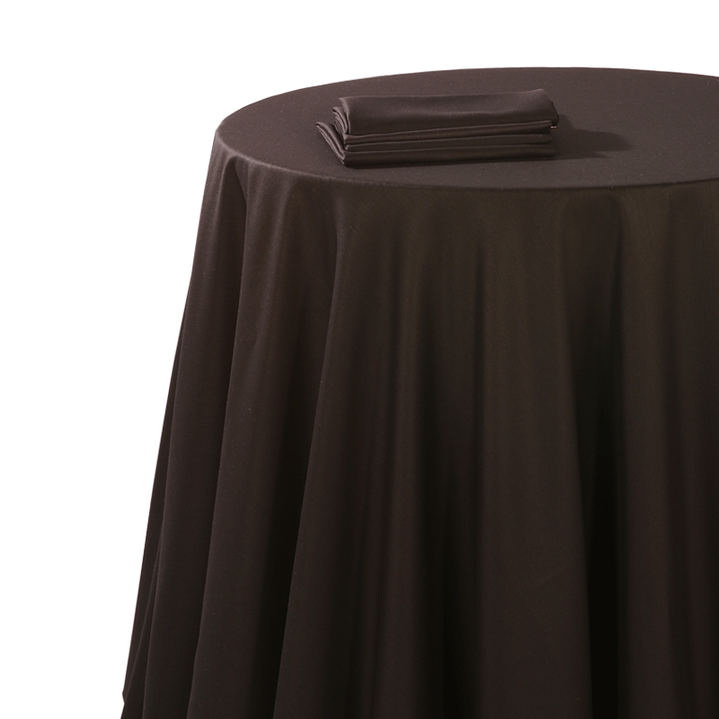 Mantel chintz negro 240 x 240 cm ignífugo M1