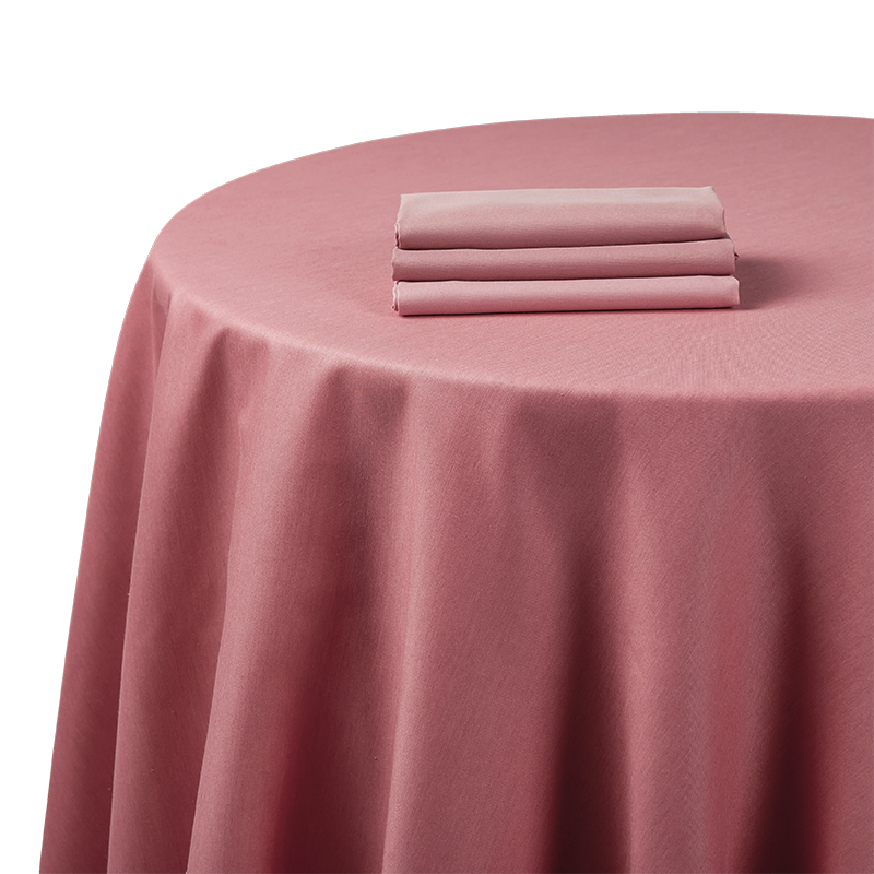 Mantel chintz rosa 240 x 240 cm.