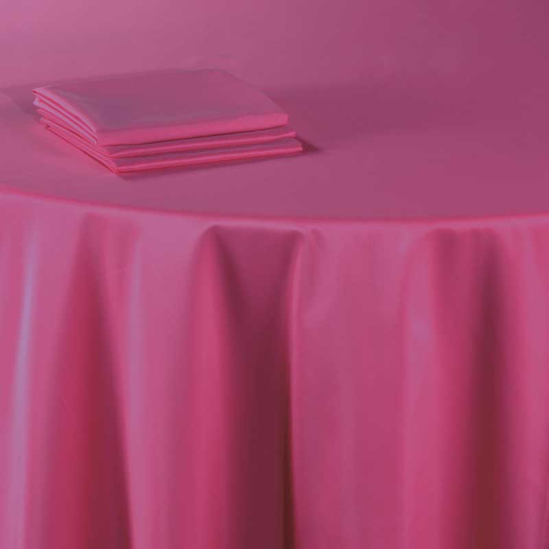 Pasillo de mesa Delhi fucsia de 50 x 270 cm. ignífugo M1