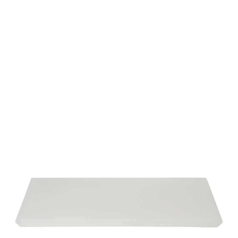 Bandeja resina blanca 30 x 40 cm.