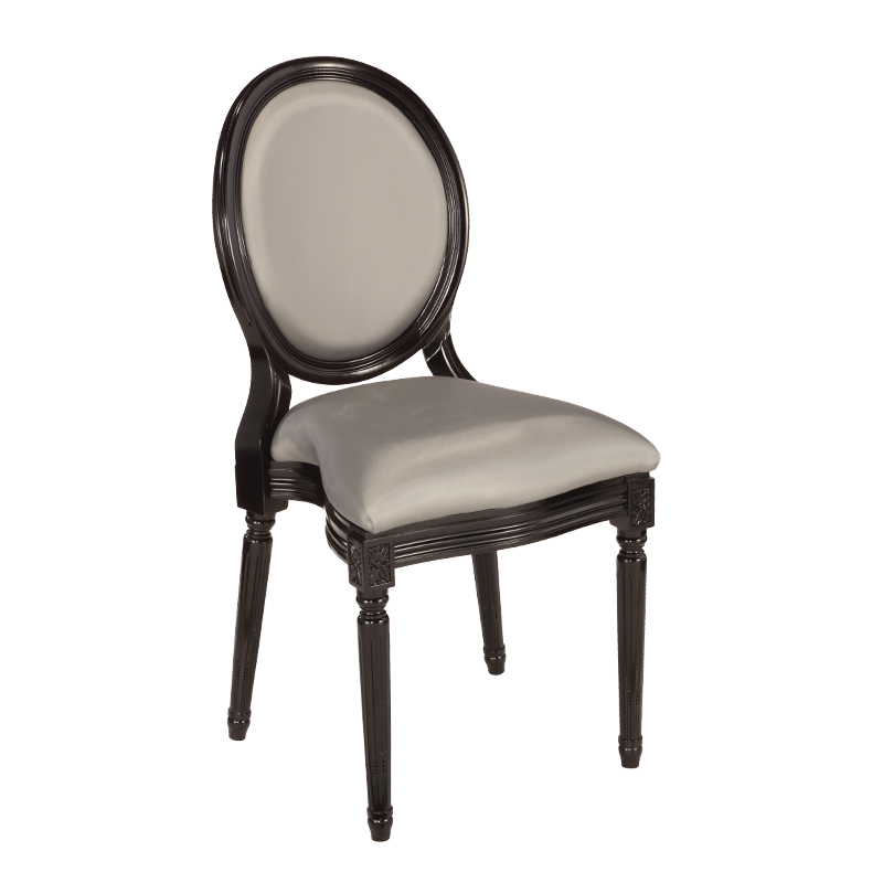 Silla Montaigne gris perla