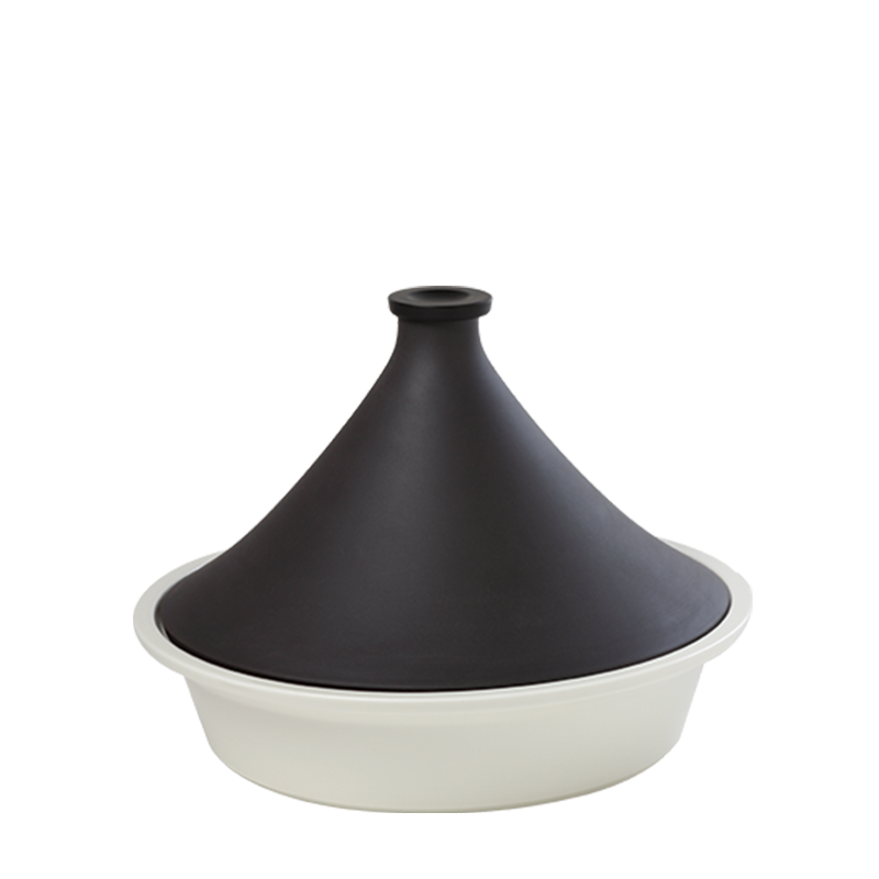 Cazuela tagín negro y blanco Ø 32 cm 300 cl