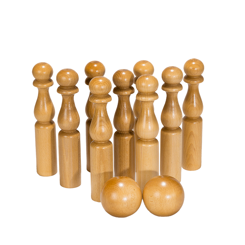 Juego de bolos vintage