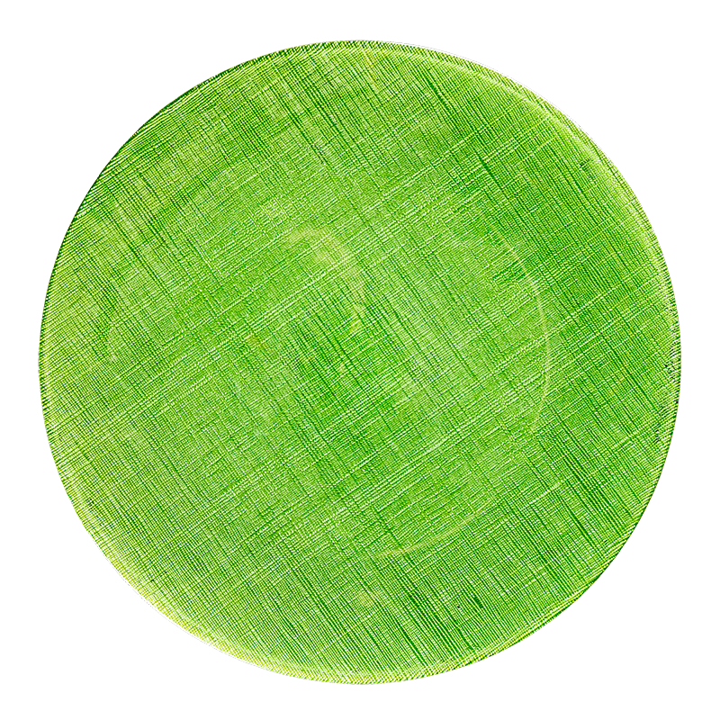 Plato de presentación verde Ø 32 cm