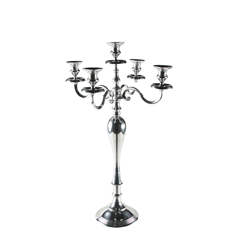 Candelabro 5 brazos H 75 cm