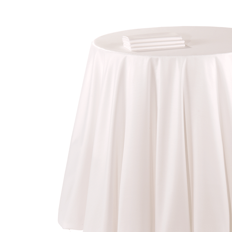 Mantel chintz blanco 310 x 310 cm ignífugo M1