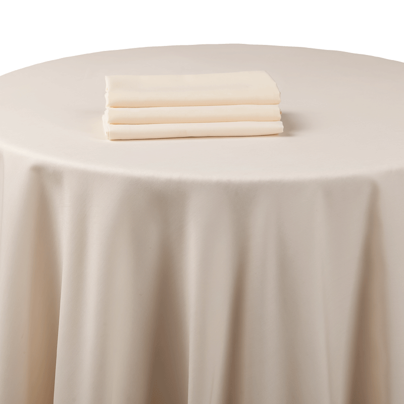 Mantel chintz beige 310 x 310 cm ignífugo M1