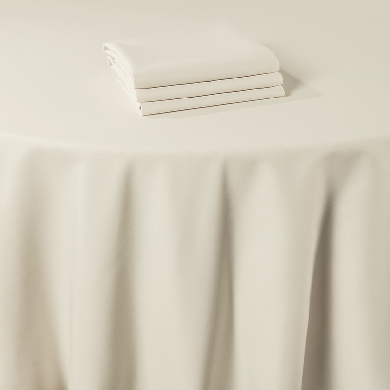 Pasillo de mesa Marjorie beige 50 x 270 cm ignífugo M1