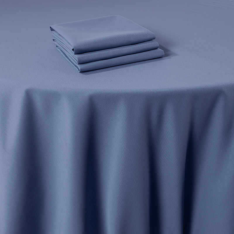 Pasillo de mesa Marjorie azul 50 x 270 cm ignífugo M1