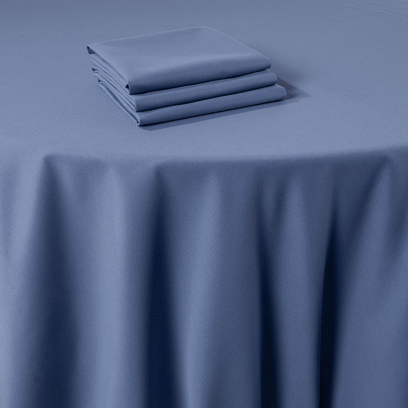 Mantel Marjorie azul 310 x 310 cm ignífugo M1