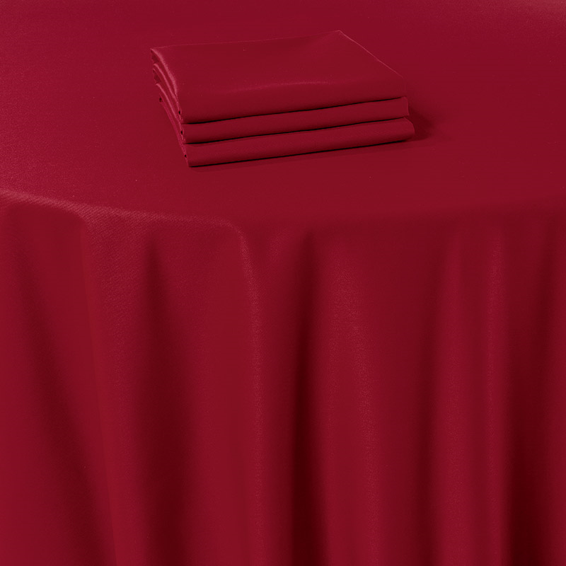 Mantel Marjorie rojo 290 x 400 cm ignífugo M1
