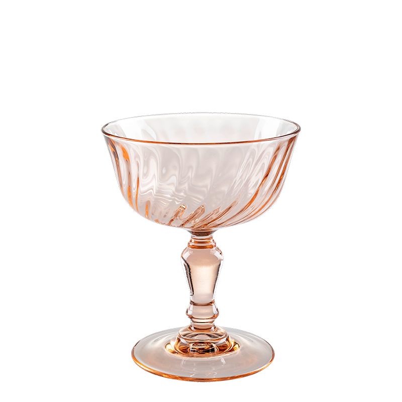 Copa de cava rosa vintage 17 cl