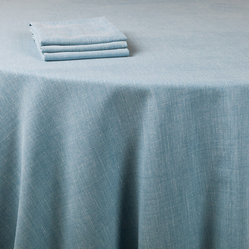 Mantel Lino azul 220 x 500 cm