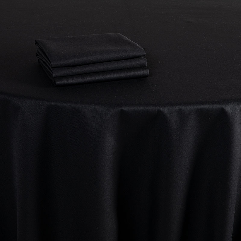 Pasillo de mesa Marjorie negro 50 x 270 cm ignífugo M1