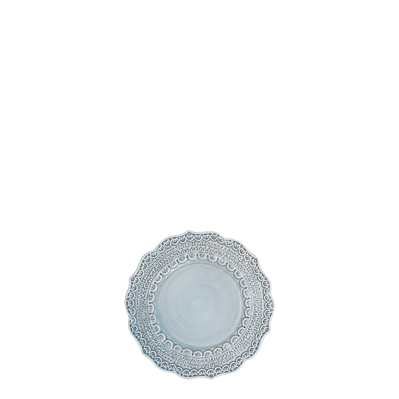 Plato de pan Encaje azul pastel Ø 15 cm