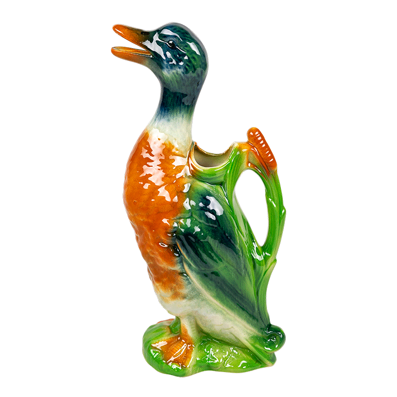 Jarra Vintage Barbotine Pato