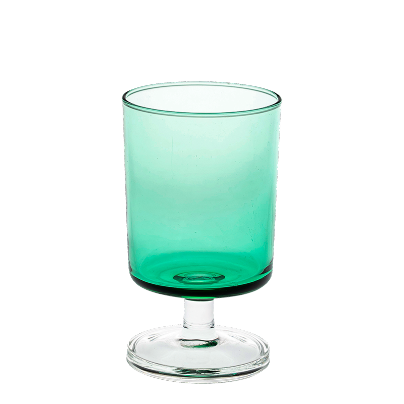 Copa de agua Vintage Suecia verde 15 cl