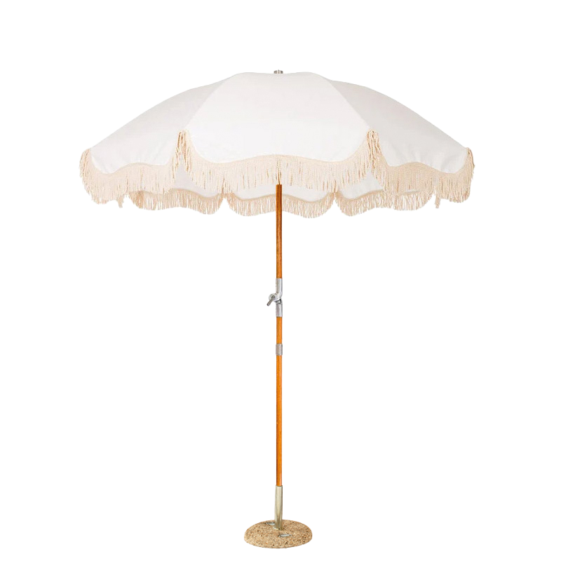 Sombrilla Capri Ø 183 cm H 213 cm + pie granito Ø 50 cm