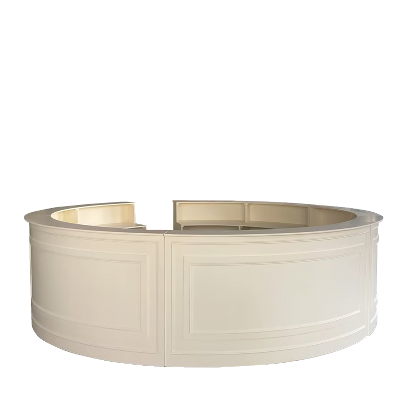 Barra circular Club Blanca Ø 360 cm L 60 cm H 107 cm