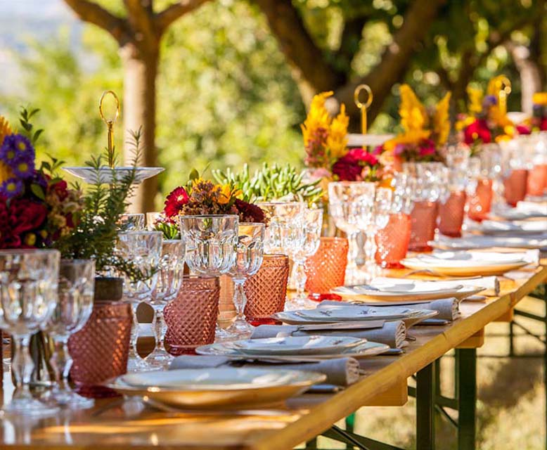 Brunch en el jardín 