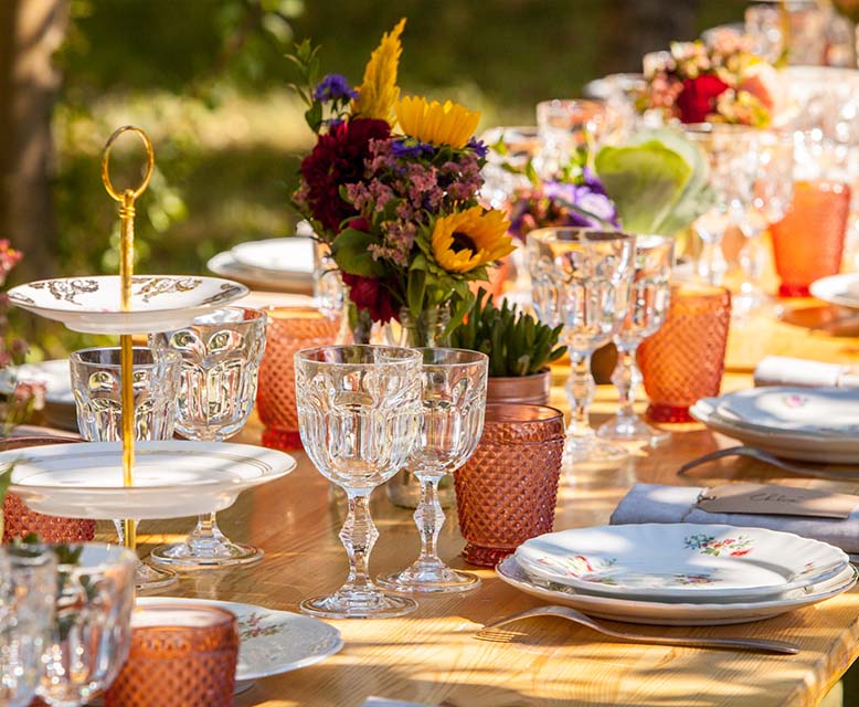 Brunch en el jardín 