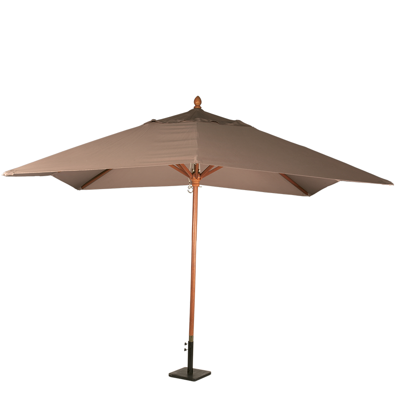 Parasol Luisiana 300 x 300 cm + pie 30 x 30 cm