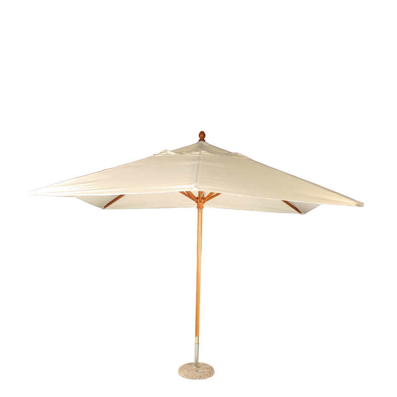 Parasol Luisiana 300 x 300 cm + pie de granito Ø 50 cm