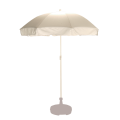 Parasol blanco Ø 180 cm.