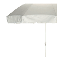 Parasol blanco Ø 180 cm.