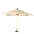 Parasol Luisiana crudo 300 x 300 cm. + pie 30 x 30 cm.