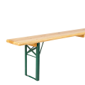 Banco de madera Alt. 47 L 220 P 25 cm