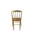 Silla Napoleón III dorada fija Gala oro
