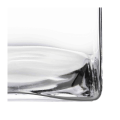 Soporte de fuente de cristal 20 x 20 cm. Alt. 35 cm