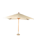 Parasol Luisiana crudo 300 x 300 cm + pie de granito Ø 50 cm