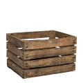 Caja de madera vintage 24 x 55 cm Alt. 35 cm