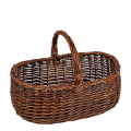 Cesta de mimbre Vintage Ø 26/44 cm Alt. 24/30 cm