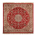 Alfombra dibujos rojos Vintage