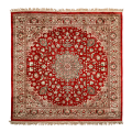 Alfombra dibujos rojos Vintage