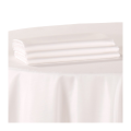 Mantel chintz blanco 210 x 210 cm. ignífugo M1