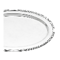 Bandeja oval plata Luis XVI 33 x 52 cm.