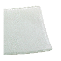 Fuente rectangular gris nacarado de cristal 24 x 32 cm