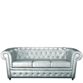 Sofá Chesterfield 92 x 202 cm Alt. 76 cm