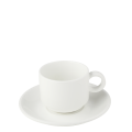 Taza y plato de té Bruges 22 cl
