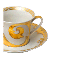 Taza y plato de té Versace 25 cl
