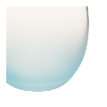 Burbuja escarchada azul Ø 6.5 cm H 6.5 cm 15 cl