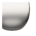 Burbuja escarchada gris ahumado Ø 6.5 cm H 6.5 cm 15 cl