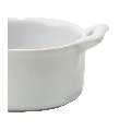 Mini cazuelita porcelana blanca Ø 7,2 cm H 3,5 cm 8 cl