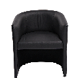 Sillón Club Sim negro 69 x 64 cm Alt 76 cm