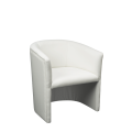 Sillón Club Sim blanco 69 x 64 H 76 cm